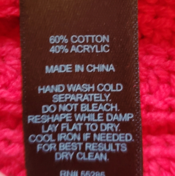 Express Cropped Red Sweater - Picture 6 of 6